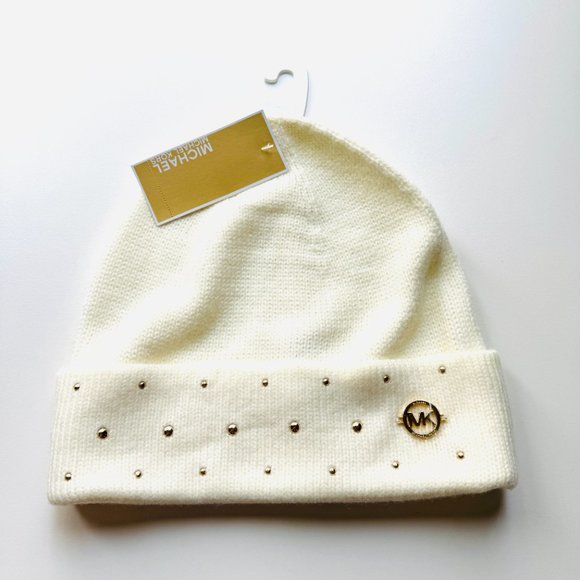 3260 MICHAEL KORS BEANIE OS WINTER DESIGNER BEANIE - Picture 1 of 5